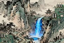 赛博山水芯片图片12张251109